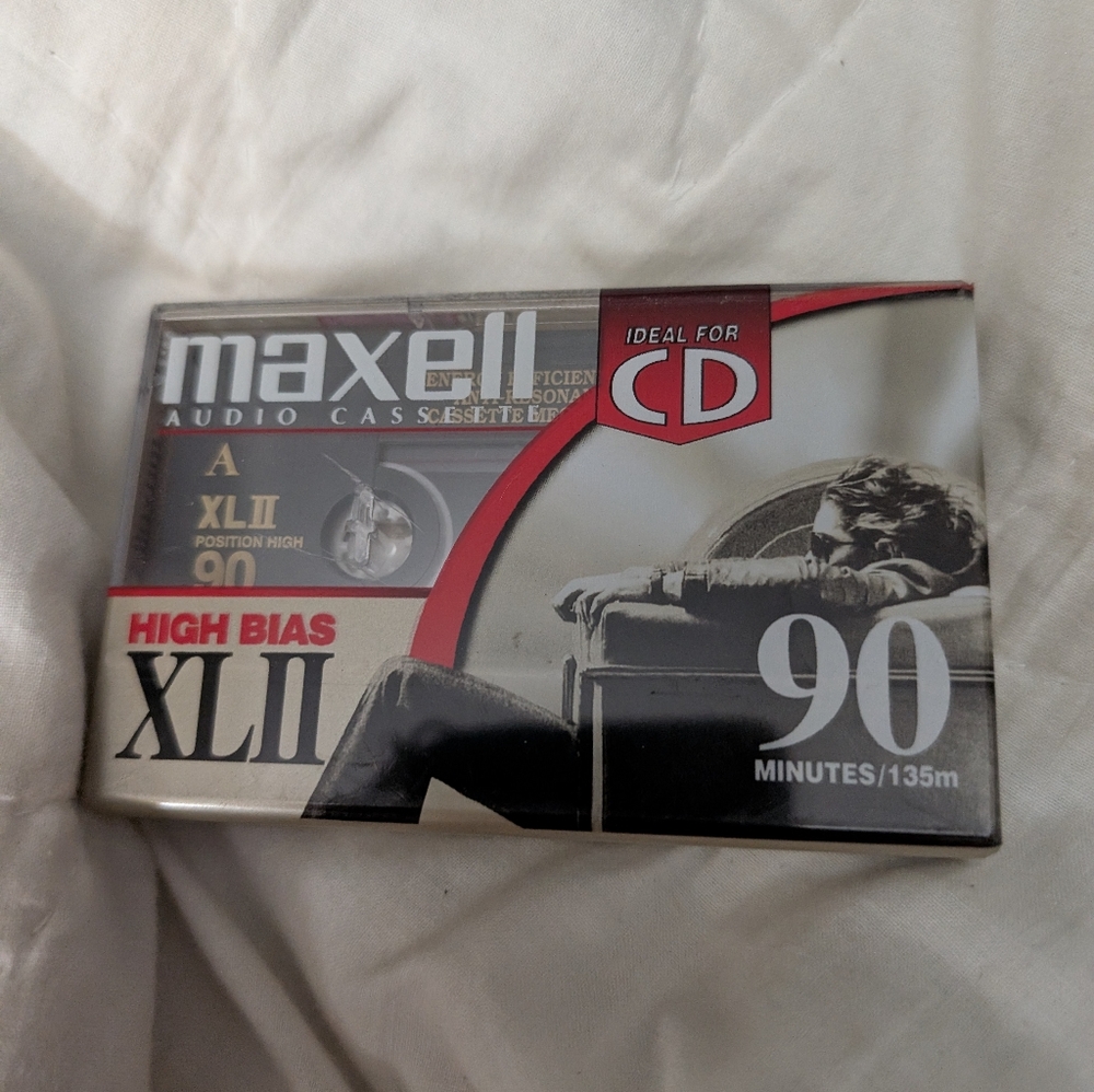 🔥$5 if bundled🔥 Maxell XLII 90 Audio Cassette Tape